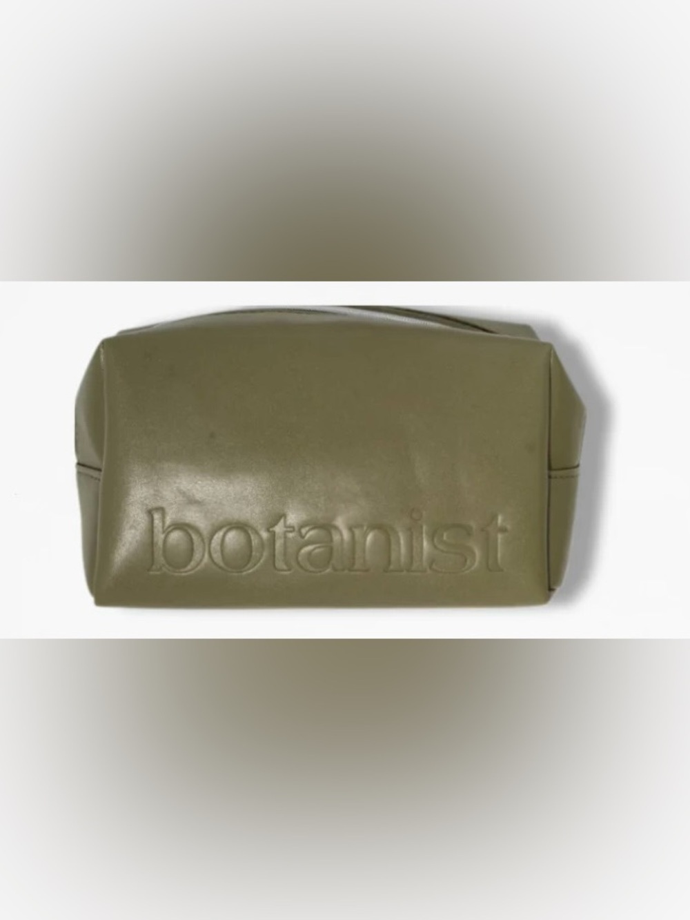 Botanist Olive Green Cosmetic Toiletry Bag